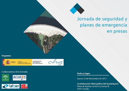 Folleto sobre la Jornada de Seguridad y Planes de Emergencia en Presas de Seprem