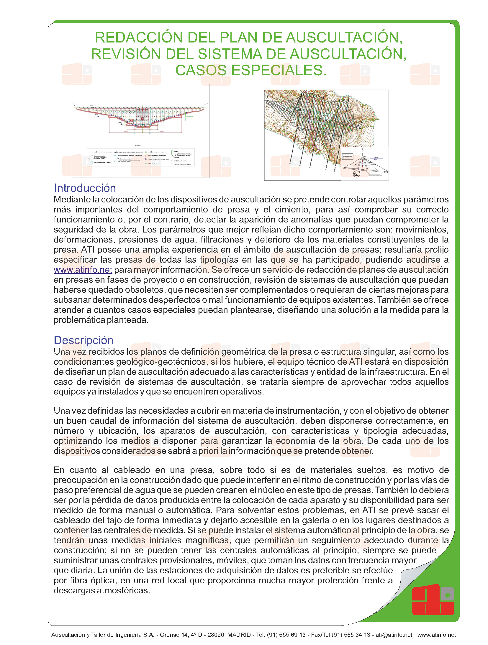 auscultacion-ingenieria-atinfo-revisión-análisis-general-seguridad-presas